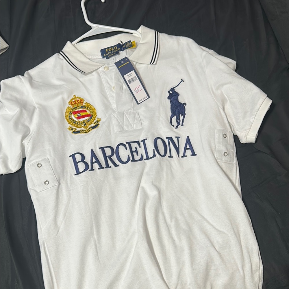 Polo by Ralph Lauren White Polo Shirt with Crest